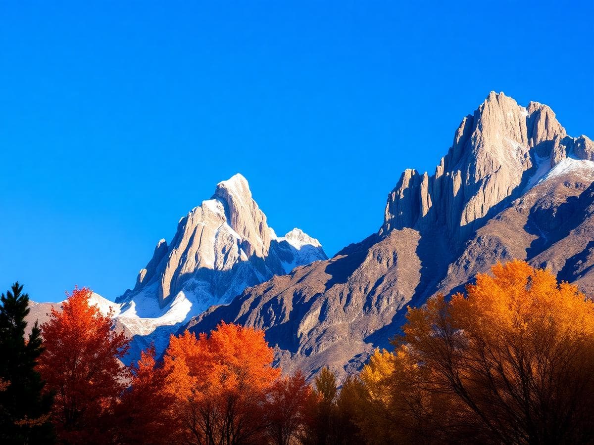 Passu Cones at golden hour
